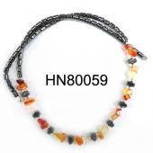 Assorted Colored Semi precious Chip Stone Beads Hematite Beads Stone Chain Choker Fashion Women Necklace